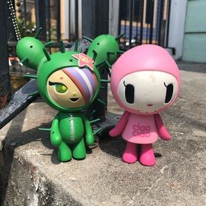 Tokidoki Ciao Ciao & Cactus Girl figures $10